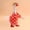 Red, variant on Cute Mini Desktop Goose With 1 Pet Outfit (1 Piece Clothing 1 Hat)