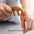 thumbnail image 4 of Wood Comb Head Scalp Massage Unisex Tooth Hair Comb Wooden Comb Type A, 4 of 7