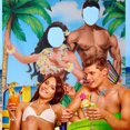 thumbnail image 4 of Banner hawaiano Luau Tiki Tudomro con fondo de 185 x 120 cm, 4 of 7