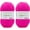 Hot Pink, variant on BATELO Crochet Acrylic Yarn 560 Yards, 2 Pack 150g/5.3oz Each, 3 Light Worsted Yarn for Crocheting & Knitting(Hot Pink)