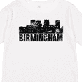 thumbnail image 4 of Inktastic Birmingham Skyline Grunge Boys or Girls Long Sleeve Toddler T-Shirt, 4 of 5