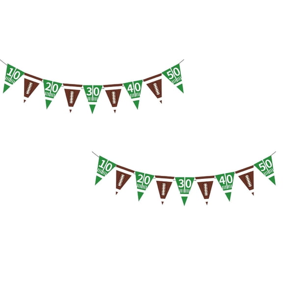 2Pcs Clearance Sale! Border : Themed Kids' Birthday Party Tableware Set Football Plates Napkins Tablecloth & Event Party Practical Home Decor 10.9" X 7.4"