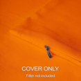 thumbnail image 4 of Cushion Covers 2pc Set (50 X 50 Cm) - Sunbeam Yellow - Solid Dyed Cotton Canvas, 4 of 5