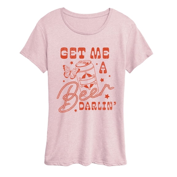 Instant Message - Get Me Beer Darlin' Short Sleeve Graphic T-Shirt