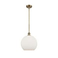 thumbnail image 5 of 516-1S-WPC-G124-12 Innovations Lighting Athens 1 Light 12" Mini Pendant Antique Brass/Matte White, 5 of 5