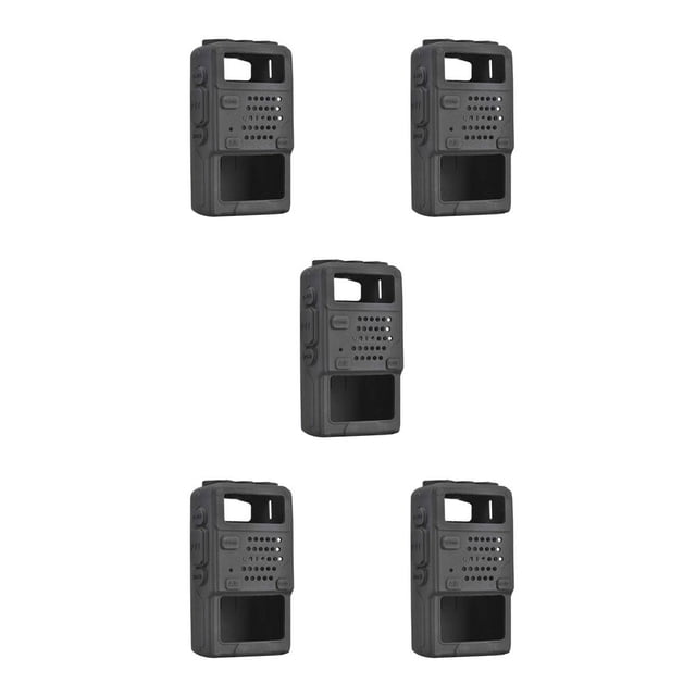Bearachild Funda protectora de silicona para Walkie Talkie, interfono portátil de mano, bolsa de Radio móvil bidireccional, accesorios Type7 NO7