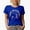 Royal Blue, variant on Shake Your Cotton Tail feat. a Bunny, Easter Art Favor, Souvenir or Merch Gift, Royal Blue T-Shirt, XL