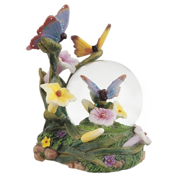 FC Design 5"H Butterflies Glitter Snow Globe Statue Sculpture Ornament Decoration Home/Room Decor and Unique Gift Ideas for Housewarming, Holidays and Birthdays
