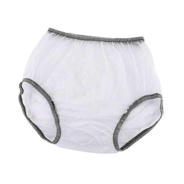 Pantalón de cobertura de incontinencia, pantalones de pañales blandos, adultos blandos reutilizables protegen ropa interior, cubierta de pañales para XS