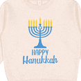 thumbnail image 3 of Inktastic Happy Hanukkah with Blue Menorah Toddler Sweatshirt, 3 of 4