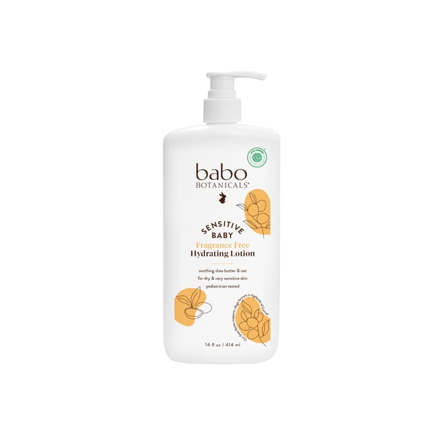 Loción Babo Botanicals Sensitive Baby Hydrating 414 ml