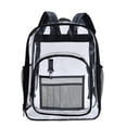 thumbnail image 1 of Mochila transparente de 17 "Mochila transparente resistente al agua Mochila de gran capacidad Mochila escolar con correas ajustables Para escuela, trabajo, estadio, viajes de seguridad, universidad Muyoka Hogar, 1 of 6
