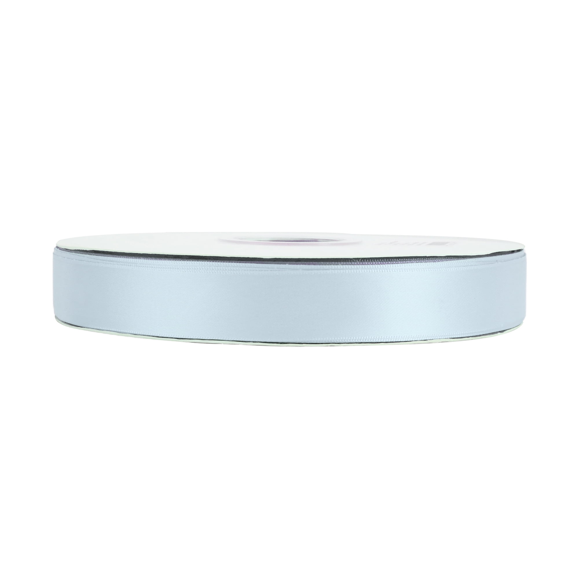 LaRibbons 7/8" Single Face Satin Ribbon, Light Blue, 100 Yard