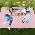 thumbnail image 6 of Extra Large Picnic Beach Blanket Waterproof Sand Proof Portable Outdoor Mat Soft Pink 60x80, 6 of 9