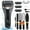 Black, variant on Callus Remover for Feet, 12-in-1 Professional Pedicure Tools Foot Care Kit, Foot Scrubber Electric Feet File Pedi for Hard Cracked Dry Dead Skin, 3 Rollers, 2 Speed, Battery Display (Black)