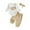 H661-Khaki, variant on TOWED22 Newborn Baby Girl Outfits Print Romper Pants 3pcs Print Clothes Set Fall Winter Newborn 0 3 6 9 12 18 24 Months Clothing Set,Color: Light Green,Size:12-18 M