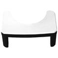 thumbnail image 3 of KONTONTY Potty Stool Toilet Footstool Black and White Striped Space-saving for Adults 1Pcs, 3 of 7