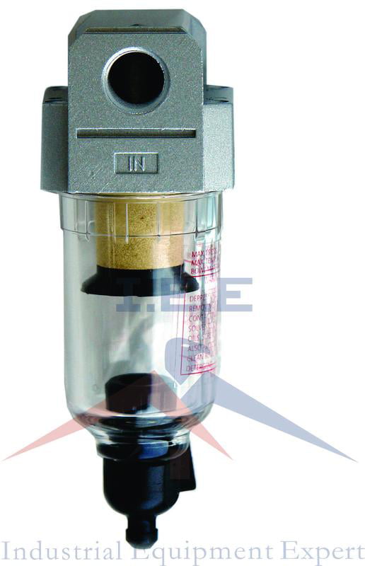 1/4" Compressed Air In Line Moisture & Water Filter Trap F202 Compressor New 