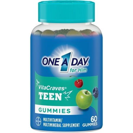 One A Day Vitacraves Teen For Him Multivitamin Gummies