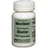 Meribin High Potency Biotin 5mg Supplement Capsules 120 ea (Pack of 2)