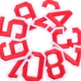 thumbnail image 4 of 2 Sets of Self Adhesive Numbers Sticker T-Shirt Numbers Stickers Football Sports Shirt Numbers Stickers, 4 of 9