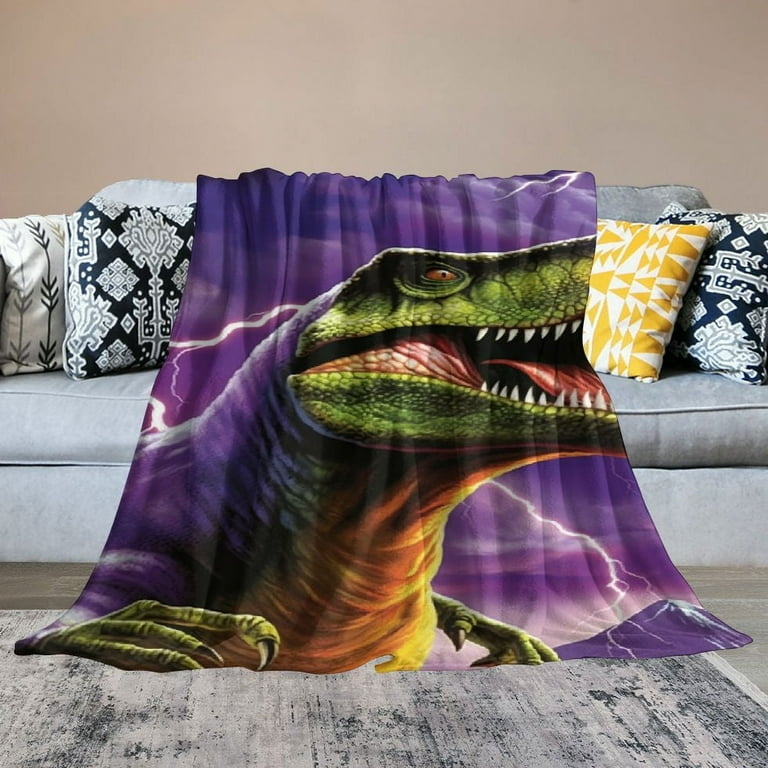Rex Fleece T Rex Blanket Sherpa Blanket Dinosaur Fleece Blanket