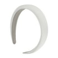 thumbnail image 4 of Unique Bargains 1 Pc Classic Elegant Satin Sponge Headband for Women for Girls 6.30"x5.91" White, 4 of 4