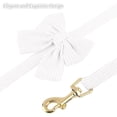 thumbnail image 4 of Minzimin Dog Collar and Leash Set with Bowtie, Soft & Cute Puppy Collar, Cotton Puppy Collar with Adjustable Metal Buckle for Small, Medium Dog, 4 of 9