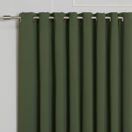 Aurora Home Wide Fire-retardant 96-inch Blackout Curtain ...