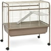 Prevue Pet Products Small Animal Cage with Stand 425, Coco and White, 33-1/2 in. x 20-1/2 in. x 33 in.