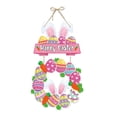 thumbnail image 1 of Letrero colgante de Feliz Pascua, decoración de pared, placa con temática de Pascua, decoración de puerta Estilo B, 1 of 9