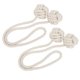 thumbnail image 4 of Rope Tieback HandMade Curtain Tiebacks Cotton Holdbacks with Hanging Ball for Living Room Office Decoration, 4 of 5
