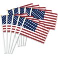 thumbnail image 1 of SHIBA-25PCS USA United States Handheld Small Flag,US America Americans Hand held Mini Decor Decoration Banner, 1 of 4