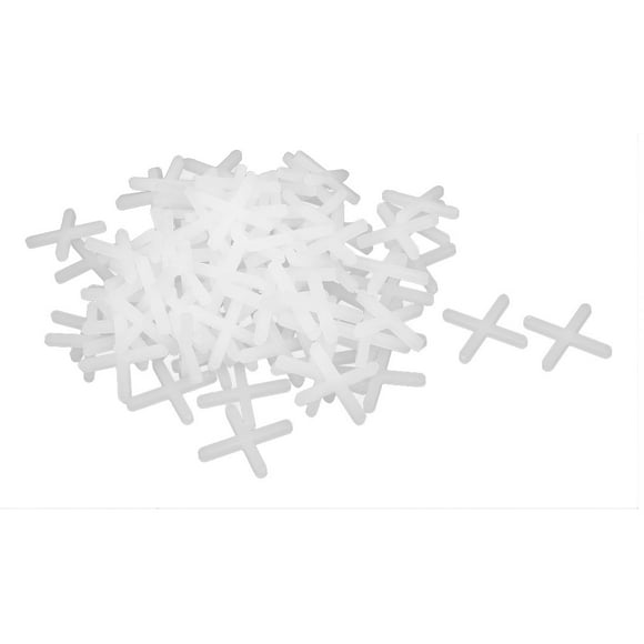 Wall Floor Tile Plastic Cross Spacer 2.5mm White 100pcs