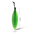 thumbnail image 2 of Portable Pointed Tip Durable Safe Green Letter Opener Bookmark Plastic Willow Leaf Shape Letter Opener Tool, 2 of 8