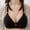 Black, variant on 3/4 Cup Wireless Bra, Supersoft Organic Cotton Blend, Ultimate Comfort for Sleep, Maternity & Sensitive Skin Gray 40
