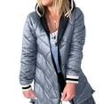 thumbnail image 2 of Vedolay Women's Winter Coats Casual Fall Coat Cardigan Open Front Fall Coat Blue,M, 2 of 5