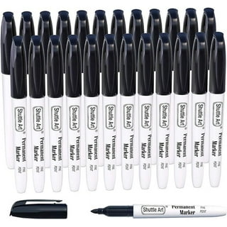 Multi-purpose Thick Black Markers Black Permanent Markers Works On