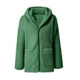 thumbnail image 4 of ZHYou Womens Full Zip Fleece Jacket Sherpa Outwear Warm Coat Fall Winter Piece, 4 of 6