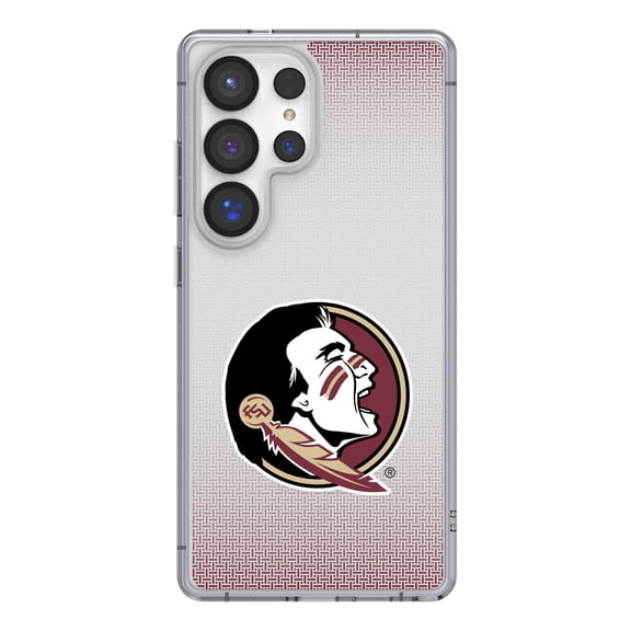Florida State Seminoles Linen Logo Galaxy Clear Case