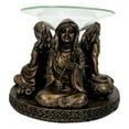 thumbnail image 6 of Wicca Triple Goddess Maiden Mother Crone Votive Holder Aroma Oil Warmer Figurine, 6 of 9