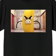 thumbnail image 2 of The Amazing World of Gumball Angry Banana Joe on Black Short Sleeve Adult T-Shirt-XS, 2 of 3