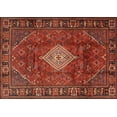 thumbnail image 1 of Ahgly Company Machine Washable Indoor Rectangle Traditional Tomato Red Area Rugs, 8' x 10', 1 of 7