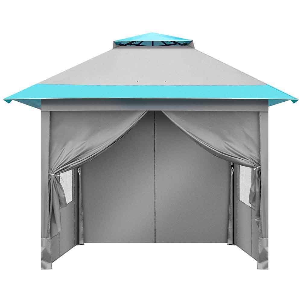 Aimee Lii 120"x120" Canopy Tent Heavy Duty Canopy, Outdoor Tent Canopy for Wedding Party Event Tent, Gray
