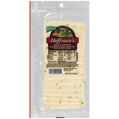 Hoffman's Hot Pepper Cheese Slices 10 ct Bag