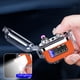 thumbnail image 4 of Encendedor de plasma recargable USB - Encendedor de arco sin llama a prueba de viento con luz LED para acampada y senderismo, naranja/rojo/azul, 4 of 9
