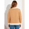 thumbnail image 2 of Avenue Women's Plus Size Color Block Polo Sweater, 2 of 2