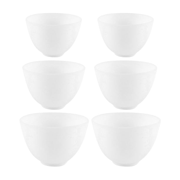 EeaseMX Cuencos faciales de silicona de 6pcs DIY Mascarilla de cara DIY Bowls Anti-Caída Máscara de silicona Mascarilla Cuencos de mezcla