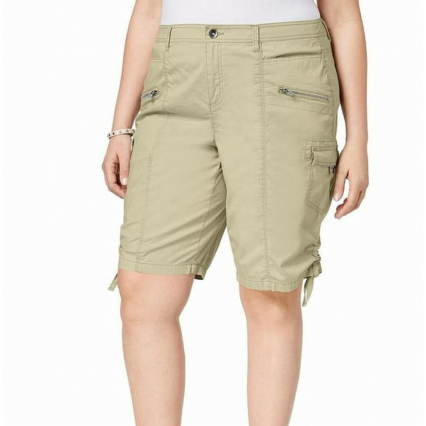 women's cargo bermuda shorts