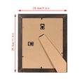 thumbnail image 3 of Meframe 2PACK 8x10 Wooden Picture Frame for Wall and Tabletop Display 8x10 Photo, Brown, 3 of 6